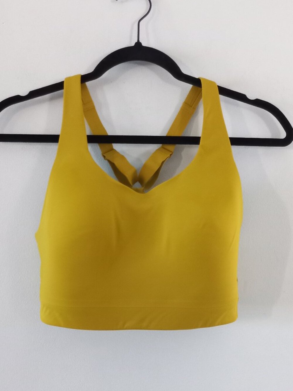 ATHLETA mustard yellow sports bra